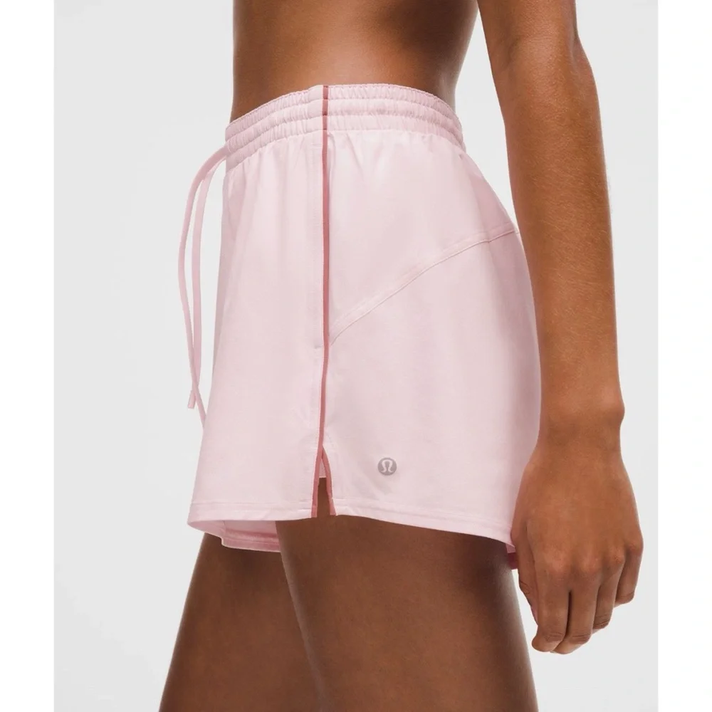 NWT Lululemon Court Rival High-Rise Short 3” Blissful pink/Red Clay 12 - Picture 6 of 10